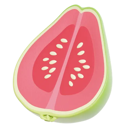 Guava Sliced  3D Icon