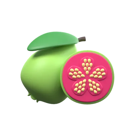 Guava Slices  3D Icon