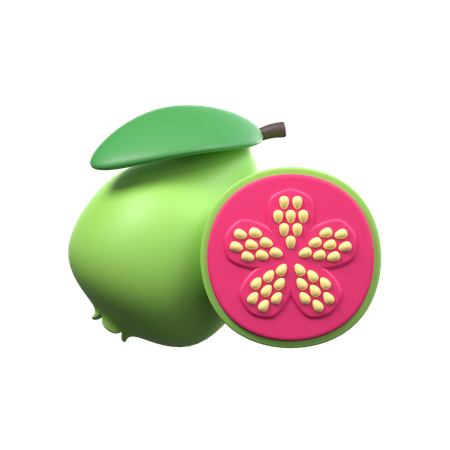 Guava Slices  3D Icon