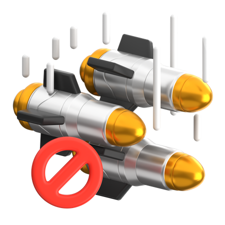 Guerra de misiles prohibida  3D Icon