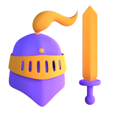 Guerrier  3D Icon