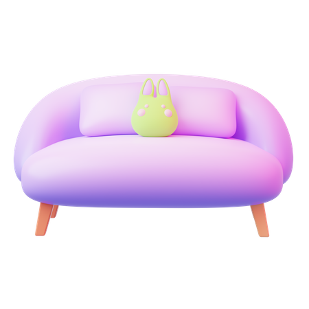 Guest Sofa  3D Icon