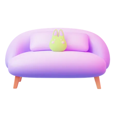 Guest Sofa  3D Icon