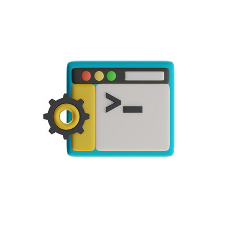 Guia de configurações do terminal  3D Icon