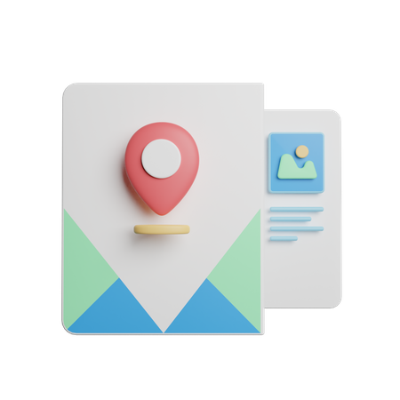 Guia de viagem  3D Icon