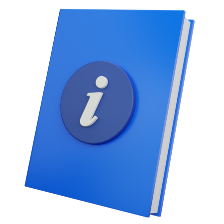 Guide Book  3D Icon