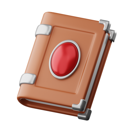 Guide Book  3D Icon