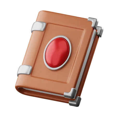 Guide Book  3D Icon