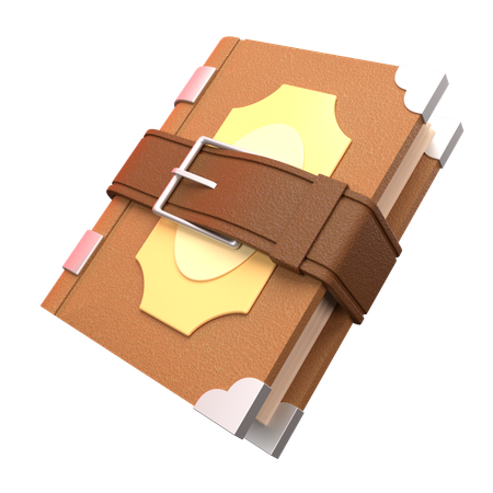 Guide Book  3D Icon