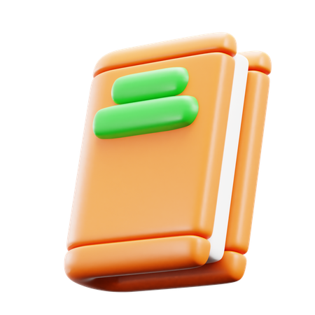 Guide book  3D Icon