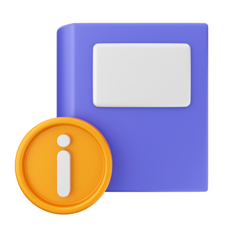 Guide Book Helpdesk  3D Icon