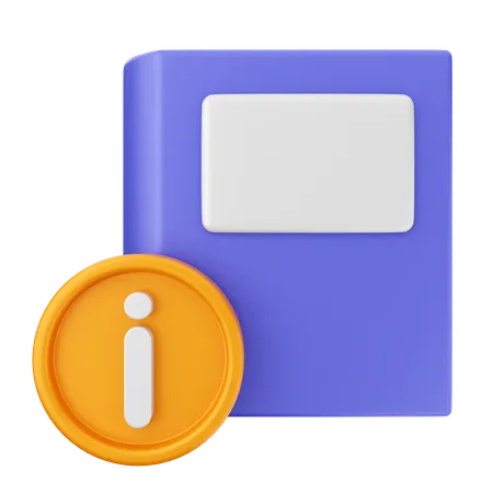 Guide Book Helpdesk  3D Icon