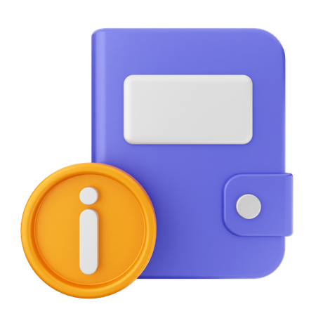 Guide Book Helpdesk  3D Icon