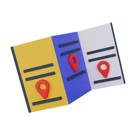 Guide de voyage  3D Icon