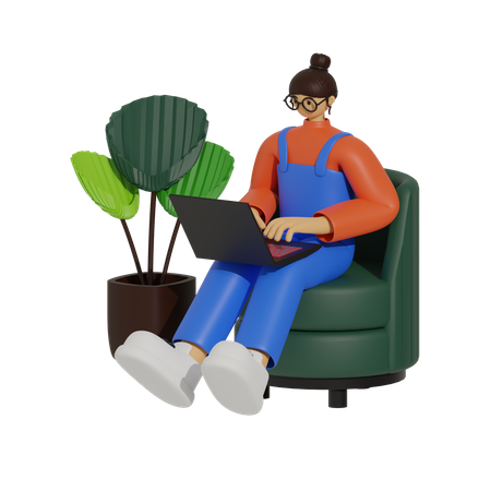 Guide to Staying Productive and Comfortable  3D Icon