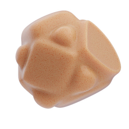 Guijarro de coral  3D Icon