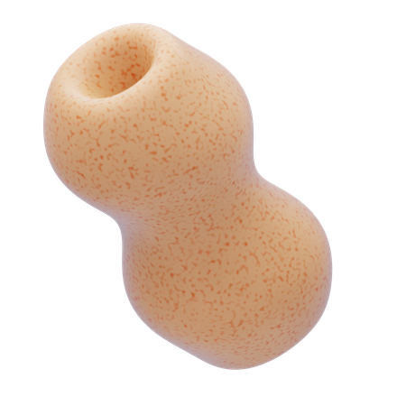 Guijarros orgánicos de resina plástica  3D Icon
