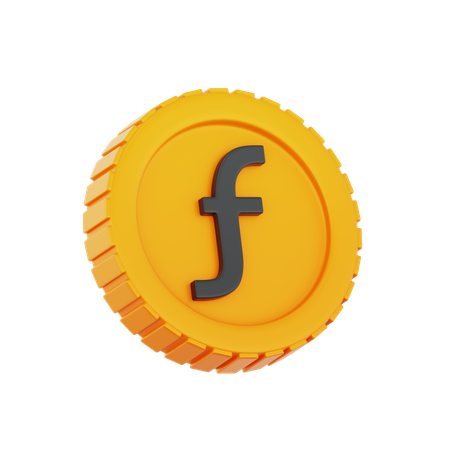 Guilder Dutch  3D Icon