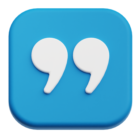 Double citation  3D Icon