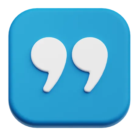 Double citation  3D Icon
