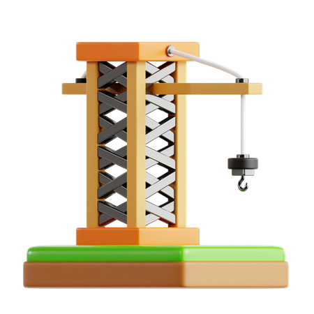 Guindaste  3D Icon
