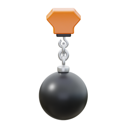 Bola de guindaste  3D Icon