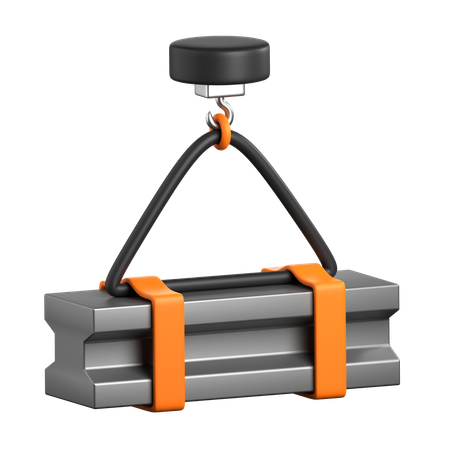 Guindaste de aço  3D Icon