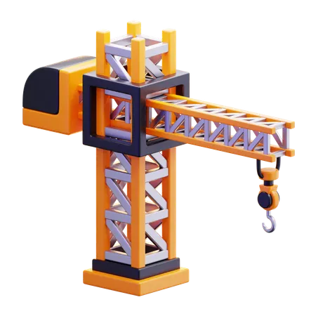 Guindaste de construção  3D Icon