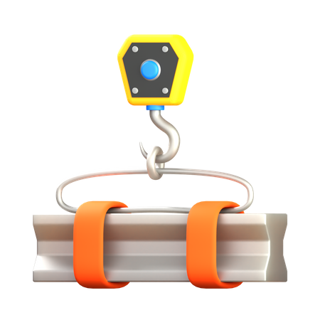 Guindaste de construção  3D Icon