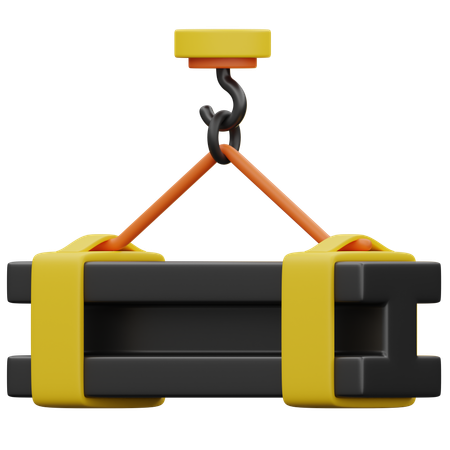 Guindaste de construção  3D Icon