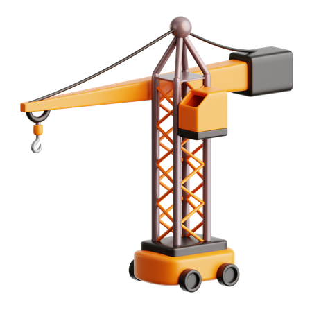 Guindaste de construtor  3D Icon