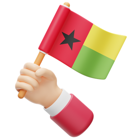 Guinea Bissau Flag  3D Icon