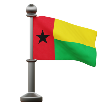 Guinea Bissau Flag  3D Icon