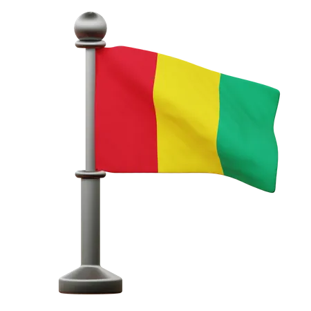 Guinea Flag  3D Icon