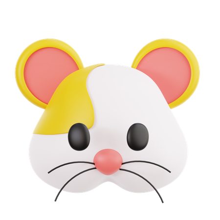 Guinea Pig Emoji  3D Icon