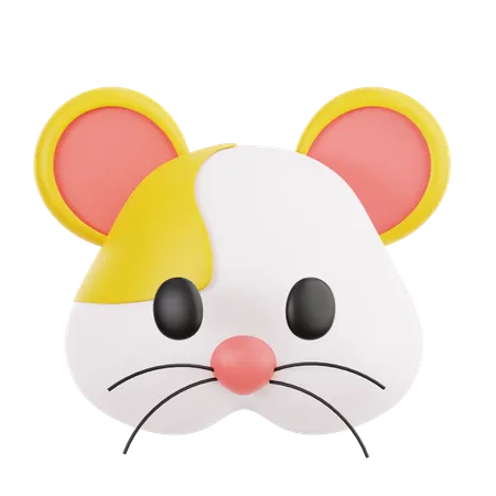 Guinea Pig Emoji  3D Icon
