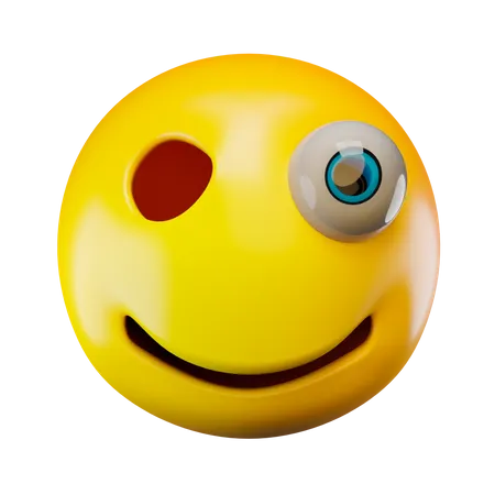 Guiño  3D Emoji