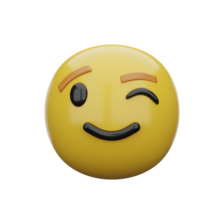 Guiño  3D Emoji