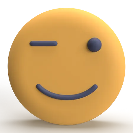 Guiño emoji  3D Icon