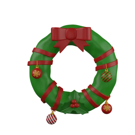 Guirlanda de natal  3D Icon