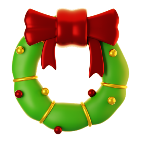 Guirlanda de natal  3D Icon