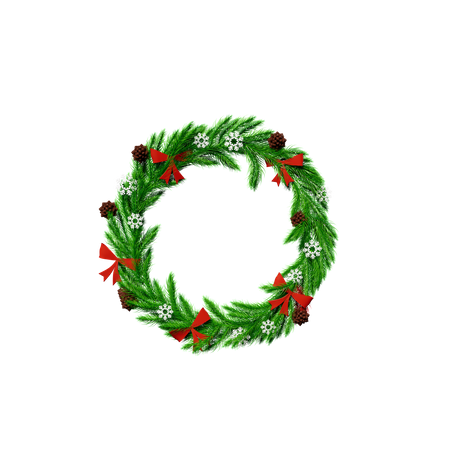 Guirlanda de natal  3D Icon