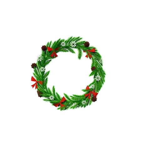 Guirlanda de natal  3D Icon