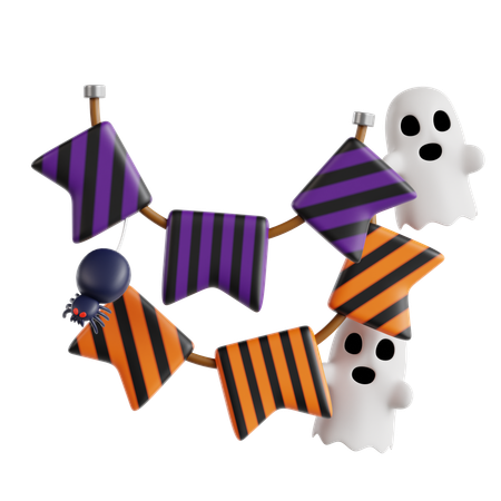 Guirlande d'Halloween  3D Icon