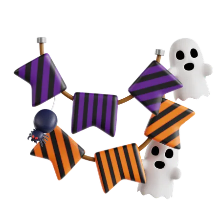 Guirlande d'Halloween  3D Icon