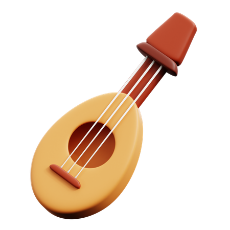 Guitar  3D Icon
