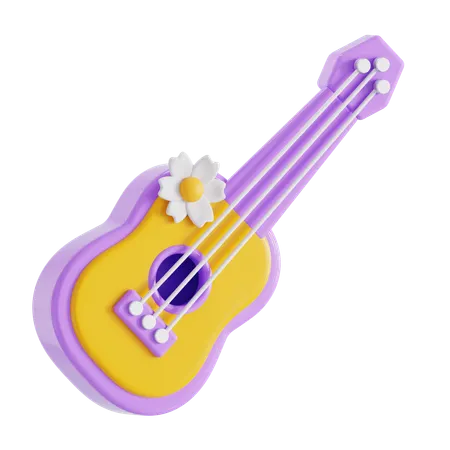 Guitar  3D Icon