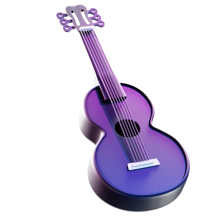 Guitar  3D Icon