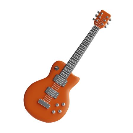 Guitar  3D Icon