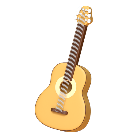 Guitar  3D Icon